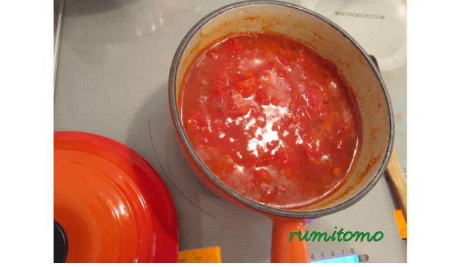 トマトソース作ってみた